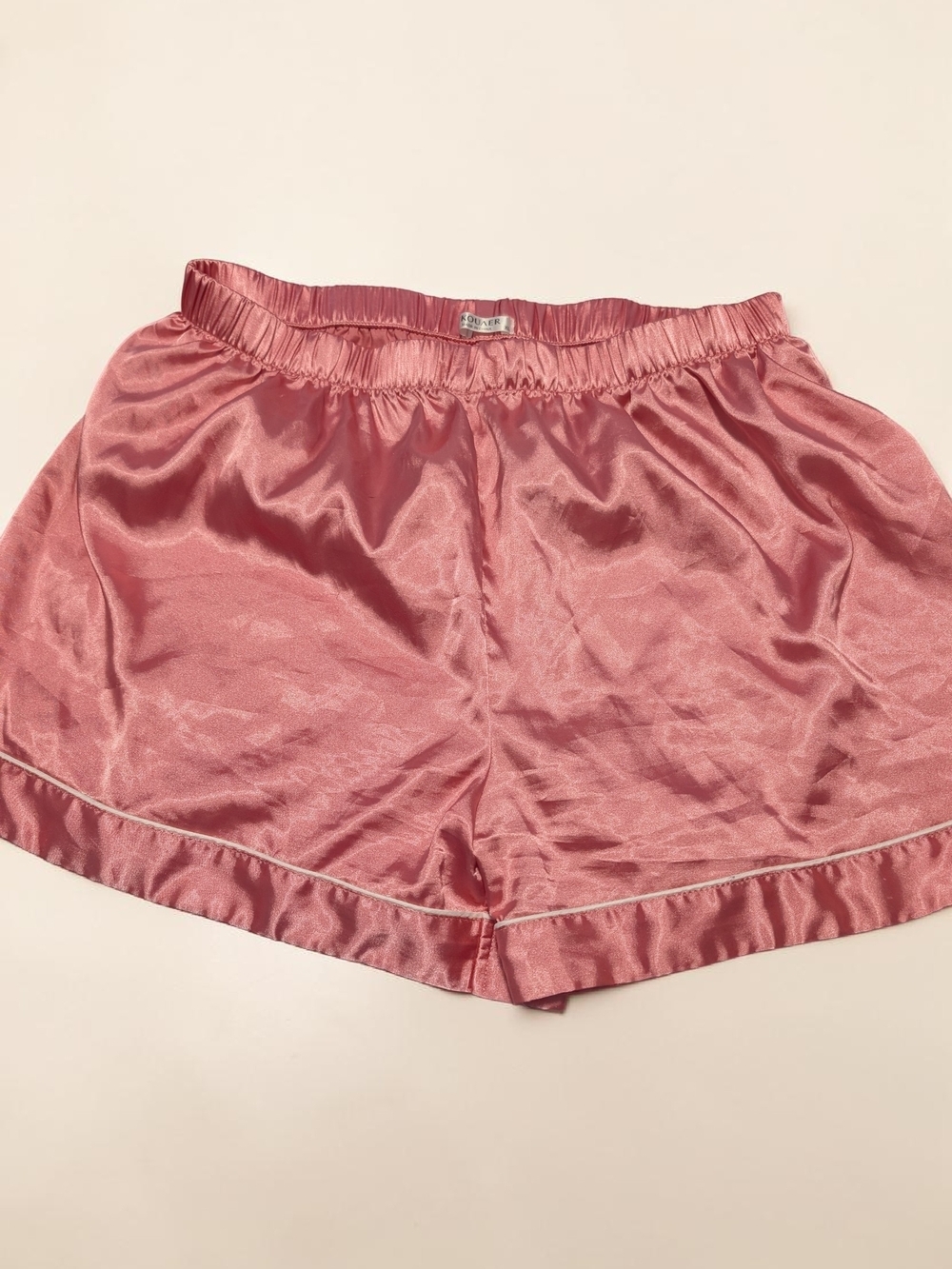 Ekouaer Silk Pajama for Women Short Sleeve Satin Pj Set Size XL Pink (EUC) - Picture 8 of 11
